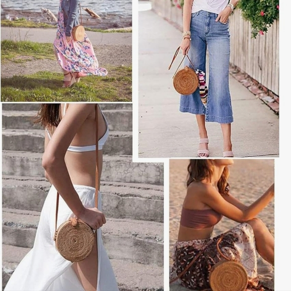 XMLMRY Rattan Straw Bag - Picture 5 of 7